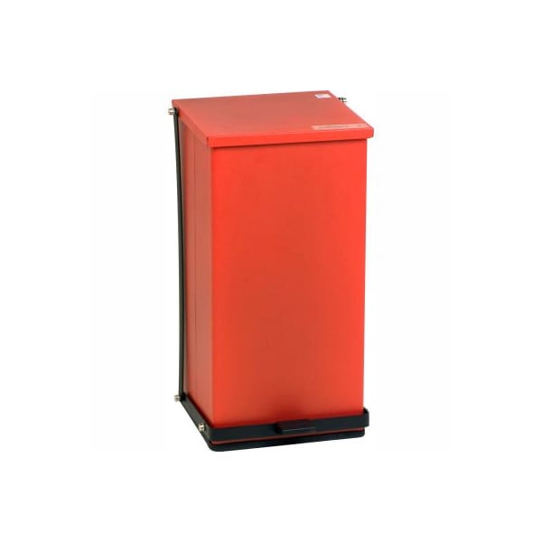 Detecto Detecto Red Baked Epoxy Steel Step-On Can, 48 Quart P-48R - main